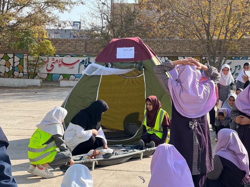  بیست و ششمین مانور سراسری زلزله در روستای دربند