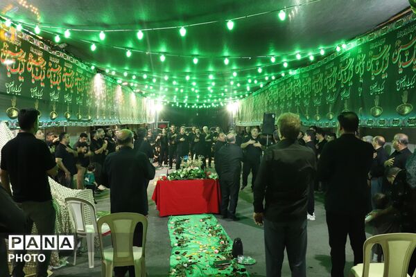 مراسم سوگواری حضرت قاسم بن الحسن (ع) در هیئت جوانان عباسیه شیرودی اسلامشهر