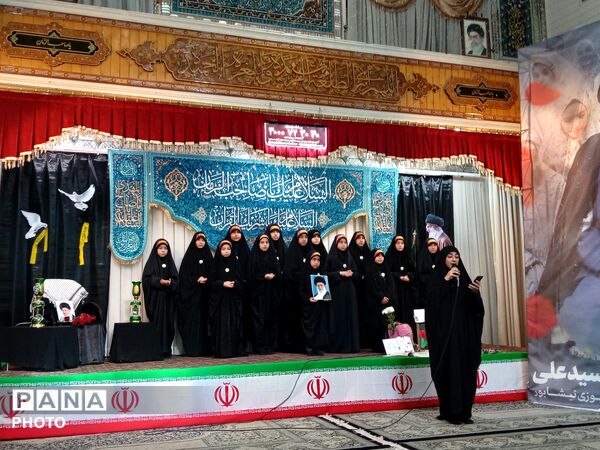 اجتماع بزرگ دختران سید علی در مهدیه شهرستان نیشابور 
