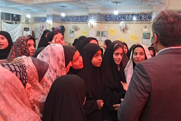 مراسم اختتامیه اعتکاف دانش آموزی در ناحیه دو شهرری 