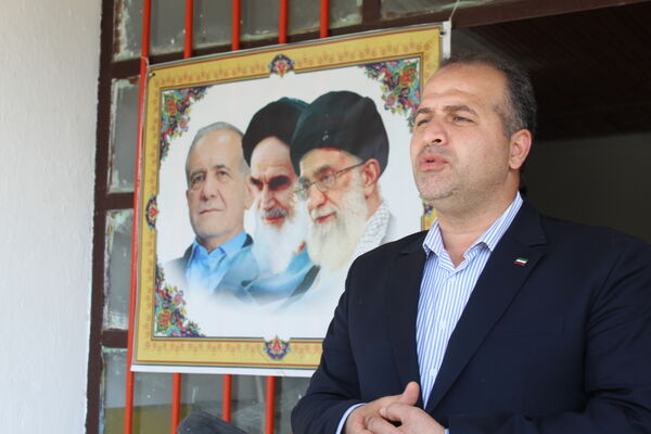 آیین کلنگ زنی طرح اولیا در روستای لدار بندپی شرقی