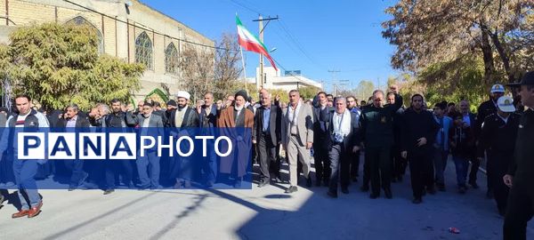 راهپیمایی جمعهٔ خشم در شهرستان نورآباد