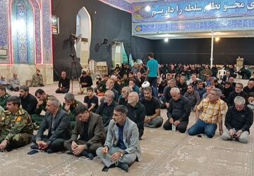 مراسم بزرگداشت چهلمین روز شهدای اقتدار در بروجرد