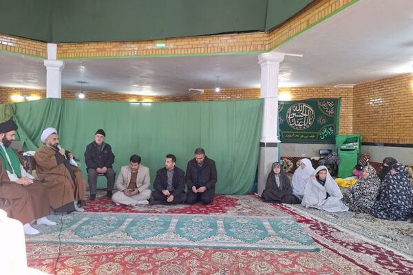 حضور امام جمعه فیروزکوه در جمع معتکفین مساجد شهرستان