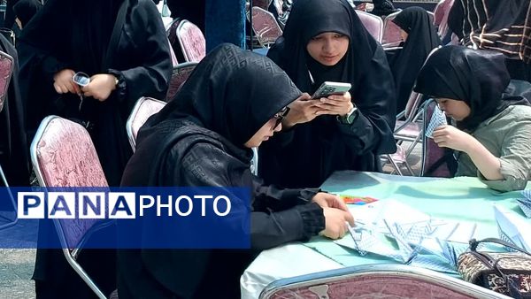 خدمت رسانی موکب سوغات و هنر دختران نوجوان مشهدی 