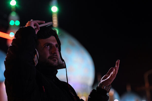 مراسم احیاء سومین شب قدر در مسجد مقدس جمکران