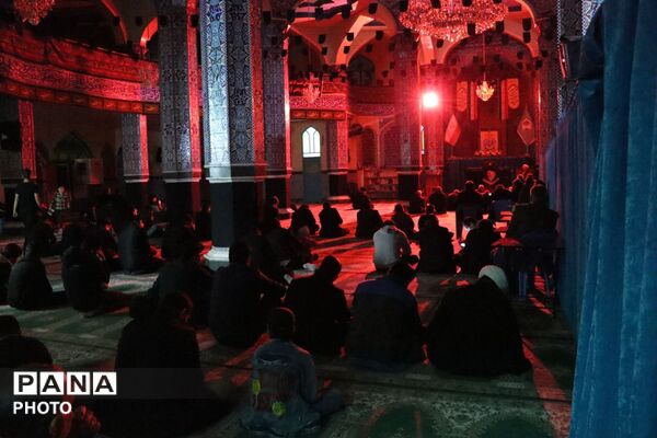 اجتماع عزاداران رهبر انقلاب در مسجد جامع شهرستان کوهبنان
