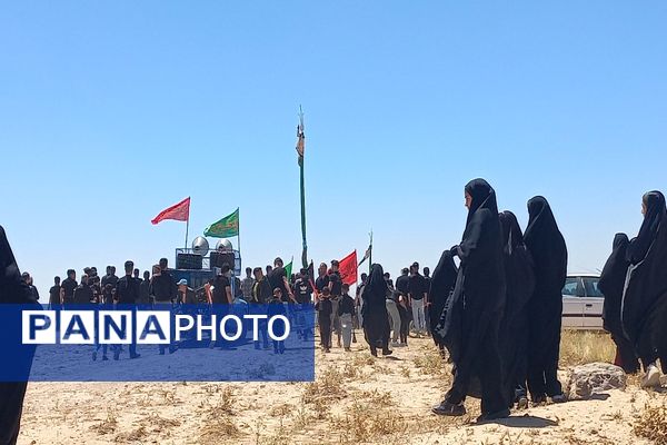 مراسم گرامیداشت تاسوعای حسینی در روستای گزکوه 