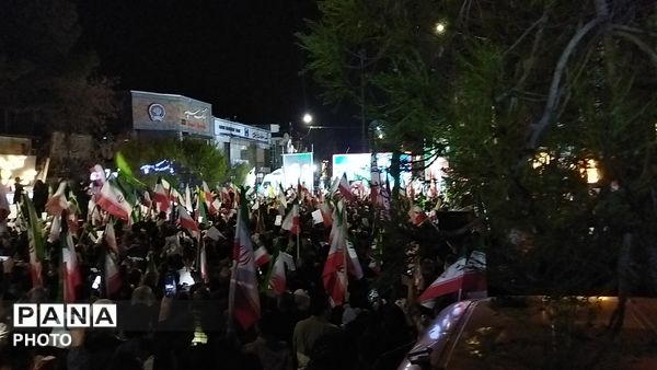 حضور مهدی رسولی در اجتماع مردمی نیشابور -۱