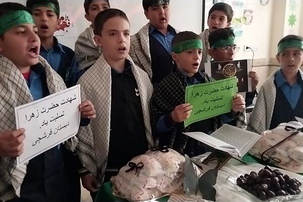 برپایی ایستگاه صلواتی در دبستان فرشچی اسلامشهر