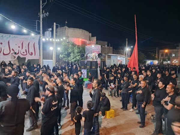 اجتماع بزرگ هیئت دهستان بزرگ رزق‌آباد شهرستان کاشمر 