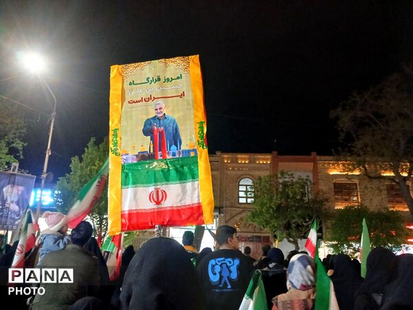 آیین چهلمین روز شهادت امام خامنه‌ای، میهمان دیار کهن نیشابور