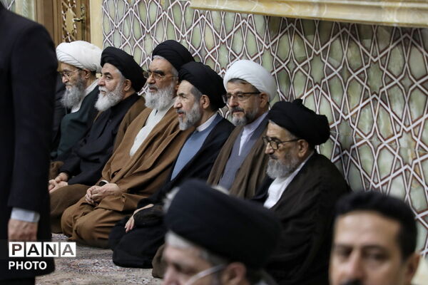 مراسم چهلمین روز شهادت «علی لاریجانی» در قم