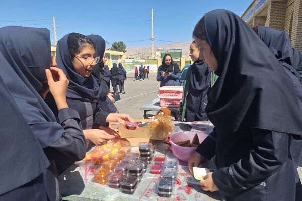 برگزاری بازارچه  کسب و کار دانش‌آموزی در آموزشگاه پویش ناحیه ۳شیراز 