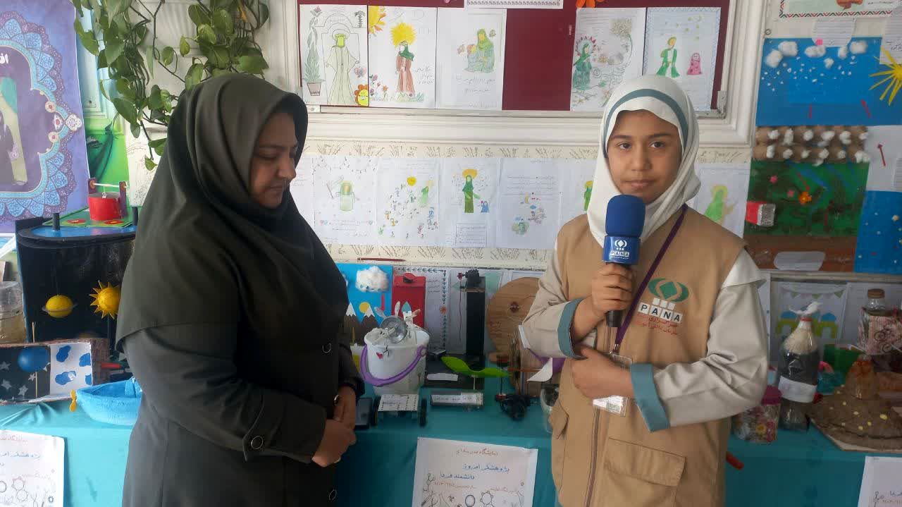 نمایشگاه طرح جابر در دبستان لطیفه ناحیه ۷