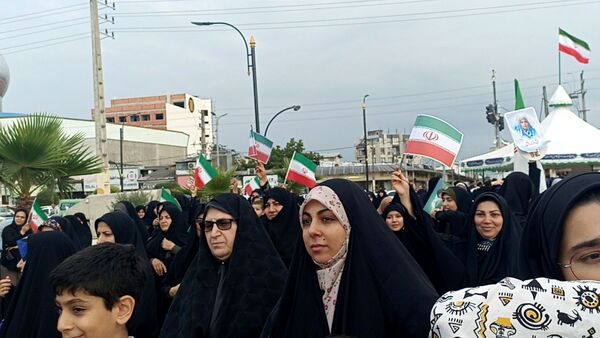 تجمعات پرشور مردم شهرستان محمودآباد برای عملیات وعده صادق۳