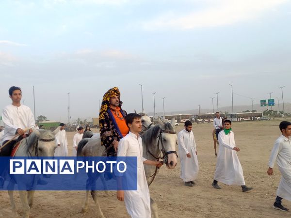 بازسازی واقعه غدیر در محله شهر قائم قم