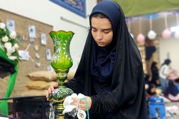 اختتامیه اعتکاف دانش‌آموزی رباط‌کریم با حضور مسئولان