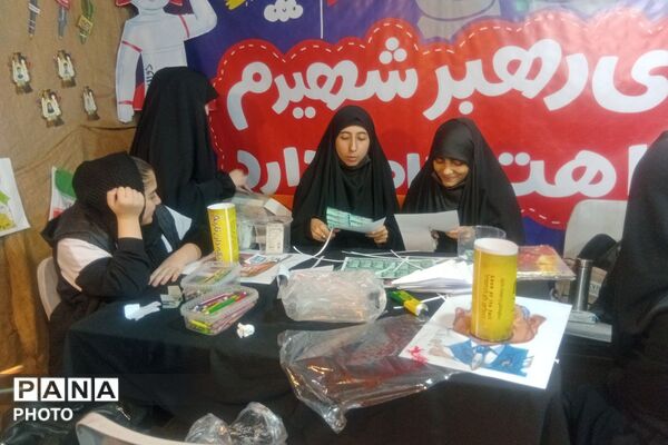 برپایی موکب معاونت پرورشی و تربیت‌بدنی در میدان نماز شهرری