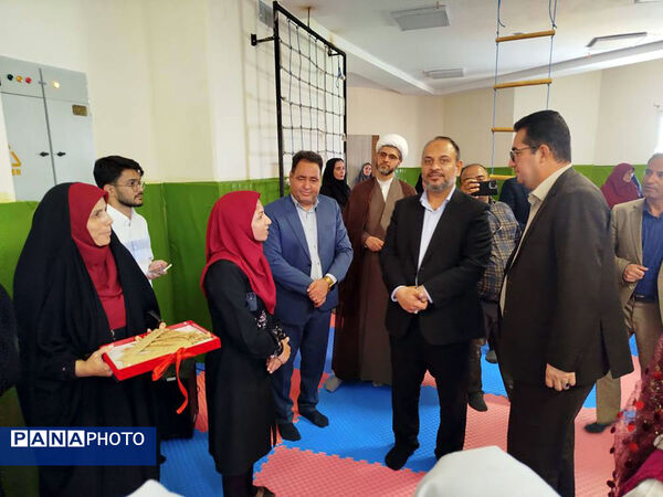 افتتاح اتاق تربیت بدنی مدرسه ابتدایی امام خمینی (ره) بجنورد
