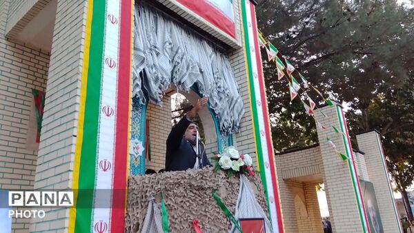مراسم گرامیداشت هفته دفاع مقدس در گلزار شهدای شهرستان نیشابور 