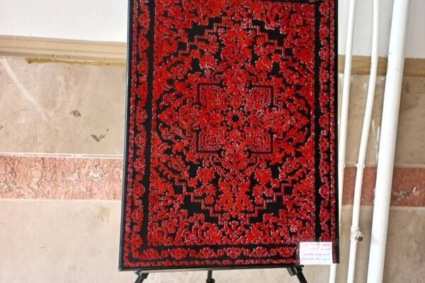 نمایشگاه ایرانمون هنرستان پروین اعتصامی  پردیس به مناسبت دهه فجر 
