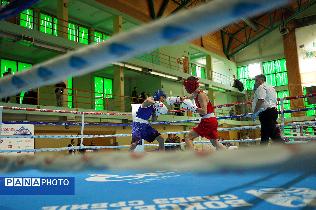 ۶  مدال حاصل تلاش مشت‌زنان پسر ایران برروی رینگ صربستان