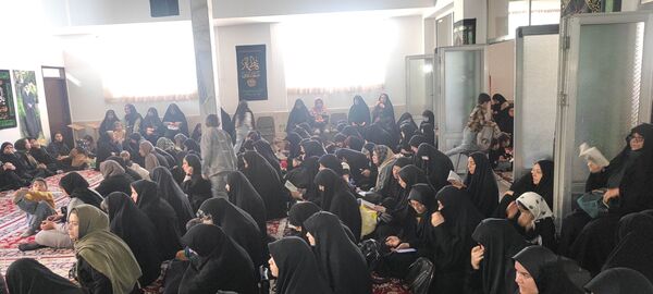 مراسم سوگواری شهادت حضرت فاطمه زهرا(س) در مدارس ابرکوه