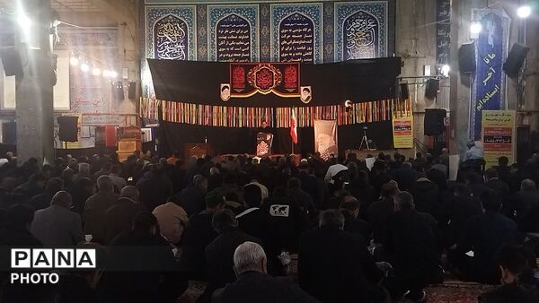 مراسم شب ۱۹ ماه رمضان در مسجد جامع نیشابور 