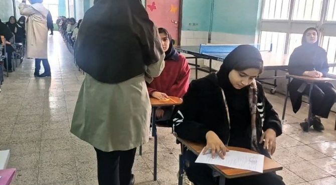 برگزاری امتحانات نوبت اول در هنرستان علم و هنر 