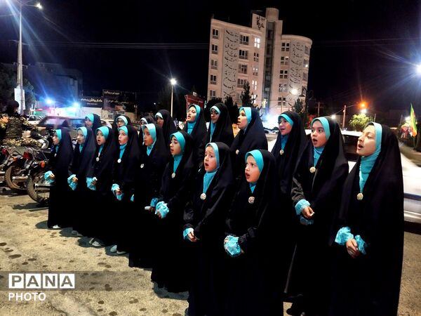 «موکب شهدای بسیج» در فلکه آزادی؛ میعادگاه دلدادگان و خادمان