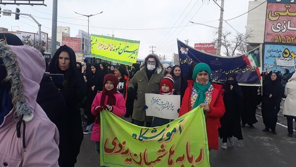 جلوه‌هایی از حماسه آفرینی مردم شیروان در راهپیمایی ۲۲ بهمن 