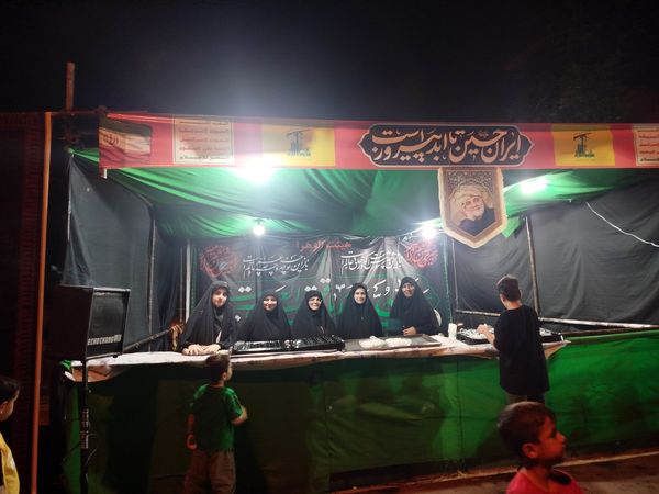 برپایی موکب مردمی در شهرستان بروجرد 