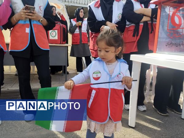 مراسم راهپیمایی ۱۳ آبان در شهرستان میاندورود