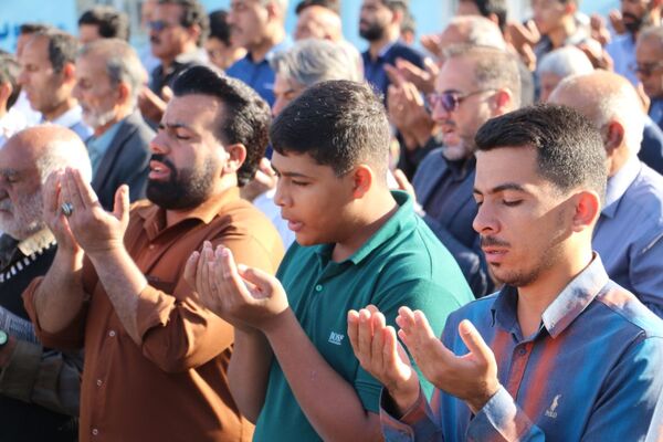 اقامه باشکوه نماز عید فطر در فهرج