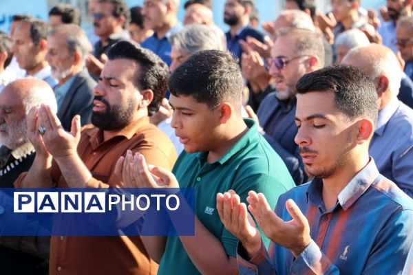 اقامه باشکوه نماز عید فطر در فهرج