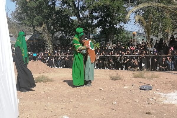 مراسم آیینی خیمه سوزان سنت هرساله مردم مشهد