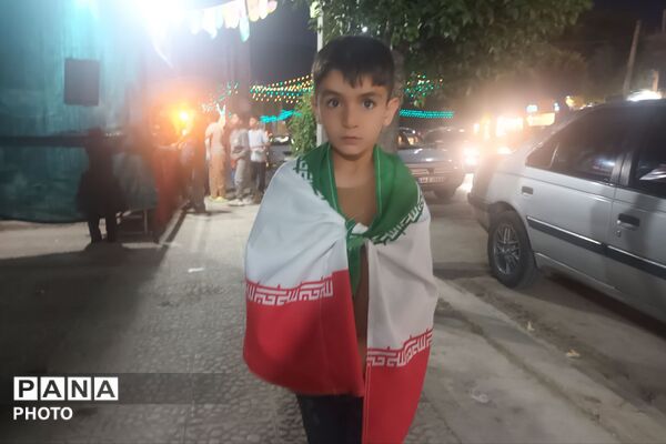 خیابان‌های لردگان، غرق در نور غدیر