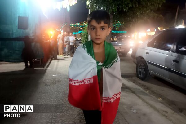 خیابان‌های لردگان، غرق در نور غدیر