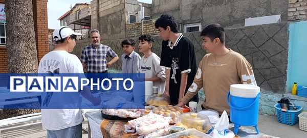 برپایی بازارچه کار و فناوری در دبیرستان شهید بهشتی آشخانه