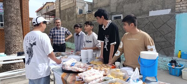 برپایی بازارچه کار و فناوری در دبیرستان شهید بهشتی آشخانه
