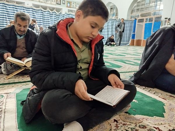 مراسم احیای نیمه شعبان در روستای ظفرآباد 