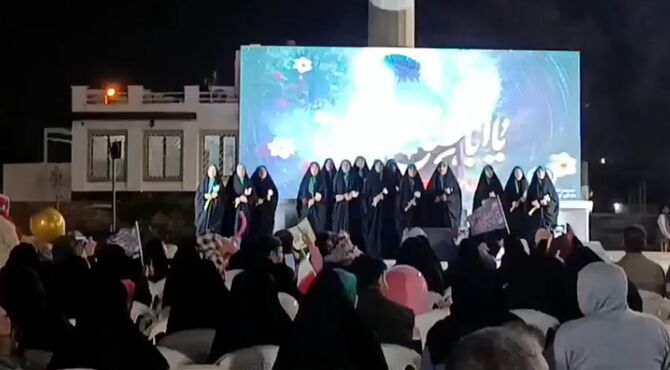 جشن باشکوه نیمه شعبان در میدان شهید رئیس‌علی دلواری بوشهر