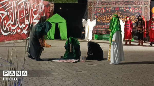 مراسم شبیه خوانی در میدان باغشمال تبریز