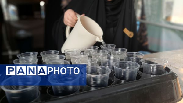 مشارکت نوجوانان عاشورایی در مراسم جاماندگان اربعین حسینی