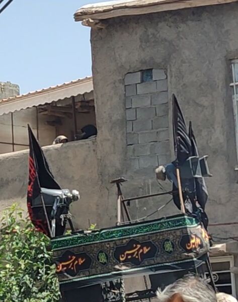 مراسم سوگواری اباعبدالله الحسین در روستای حصار