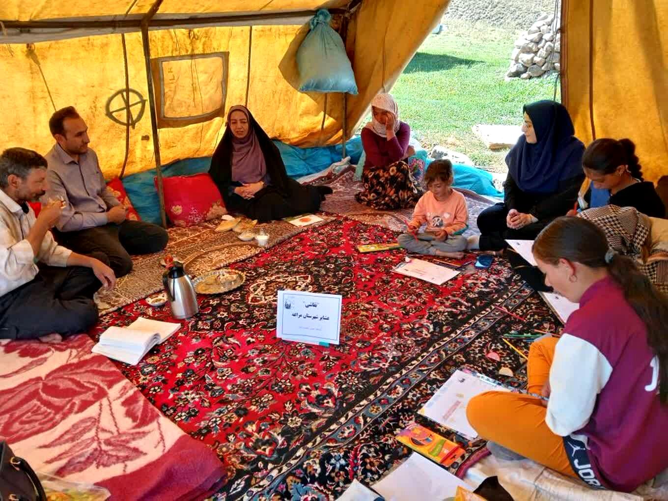 جشنواره فرهنگی هنری «ائل سَسی، کتاب نغمه‌سی» در جمع عشایر سهند مراغه برگزار شد