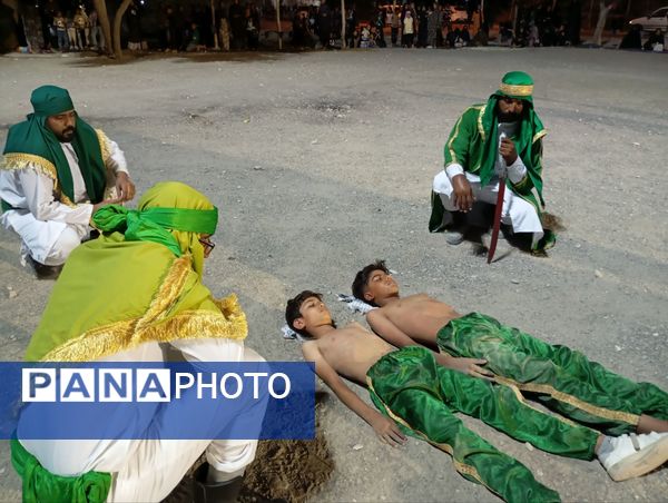 مراسم تعزیه‌‌‌خوانی دو طفلان زینب