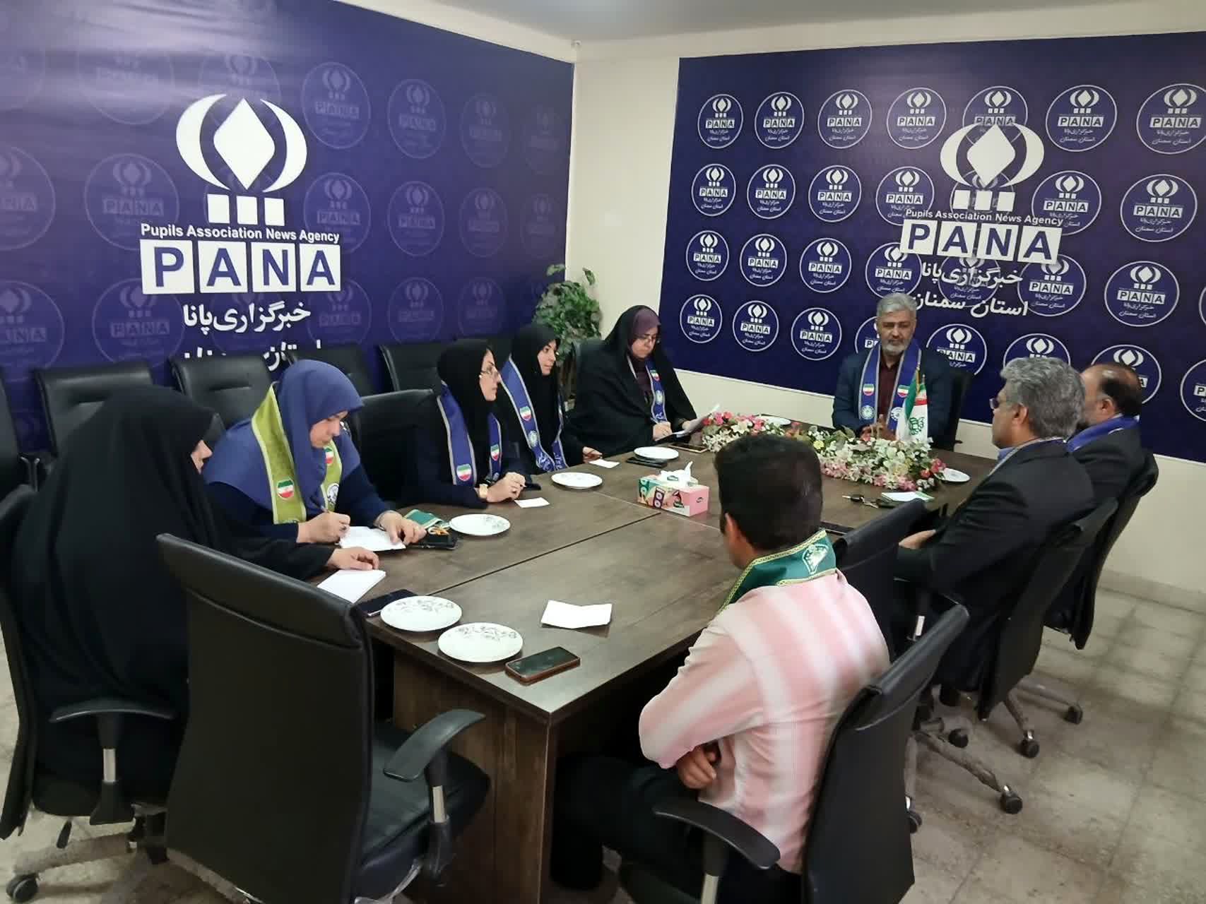 یکی از رویکردهای اصلی سازمان دانش‌آموزی سمنان تعامل و همکاری بین مدارس همجوار است 