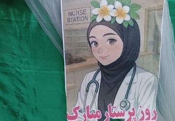 دل‌های کوچک مدرسه شقایق‌ها با برکت نام زینب شکوفه زدند